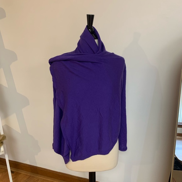 Autumn Cashmere Wrap Sweater - Picture 3 of 9